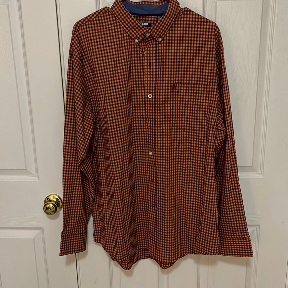 IZOD Dress Shirt Plaid